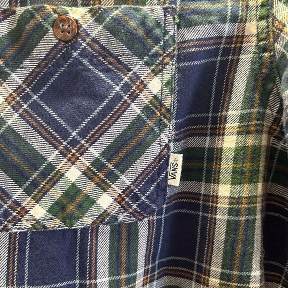 Vans Off the Wall Plaid Long Sleeve Extra Large (XL) - Picture 5 of 6